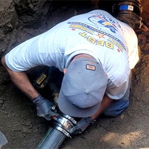 Plumber Conducting Sewer Repair and Replacement