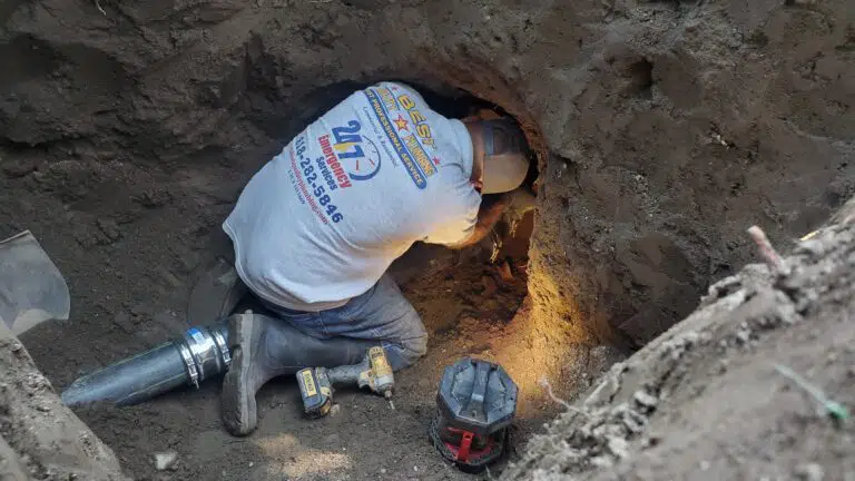 Plumber Conducting Sewer Repair Sewer Line Replacement Sylmar