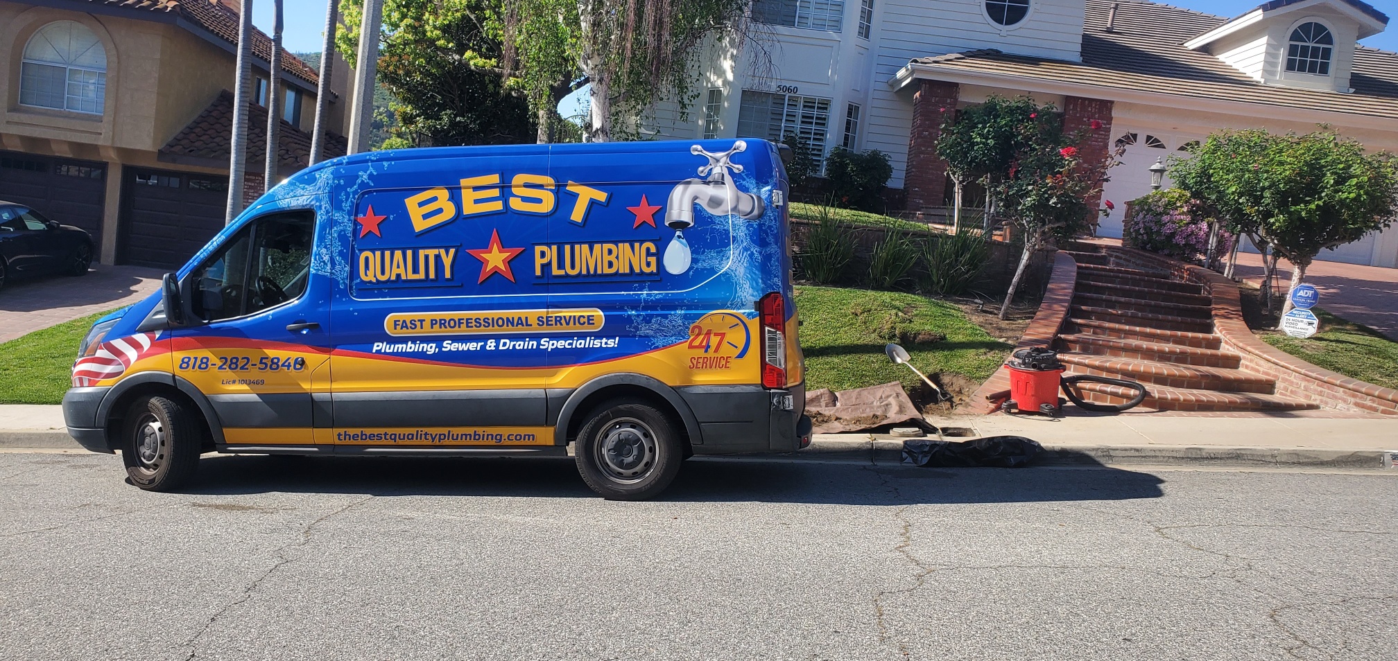 clogged toilet repair san fernando valley CA